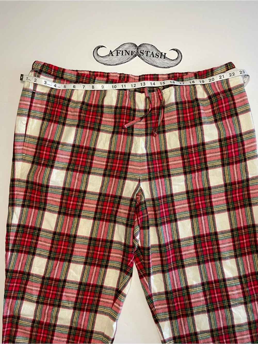 Hanna Andersson Women's Long John Pajama Set in Family Holiday Plaid XXL Cotton